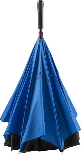 Paraguas manual, reversible de doble tela